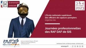 Les journées RAF DAF le 3 et 4 octobre 2023 à l’ENSOSP