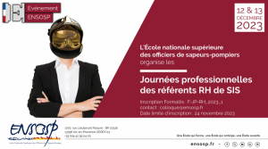 Journées professionnelles des référents RH de SIS