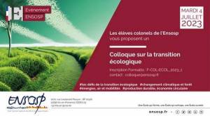 Colloque sur la transition écologique