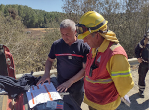 Retour de mission des forces de secours françaises déployées au Chili